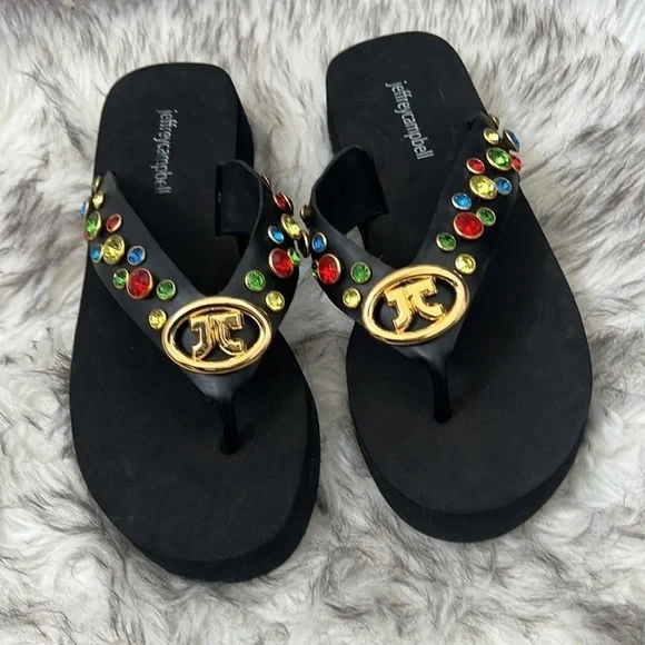 Jeffrey Campbell
Iconics Black Gold Leather - Picture 5 of 9